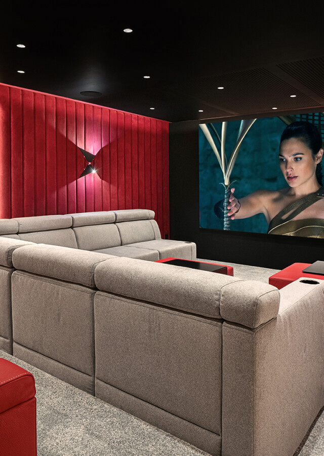 Prywatna sala kinowa w domu Włodzisław Śląski