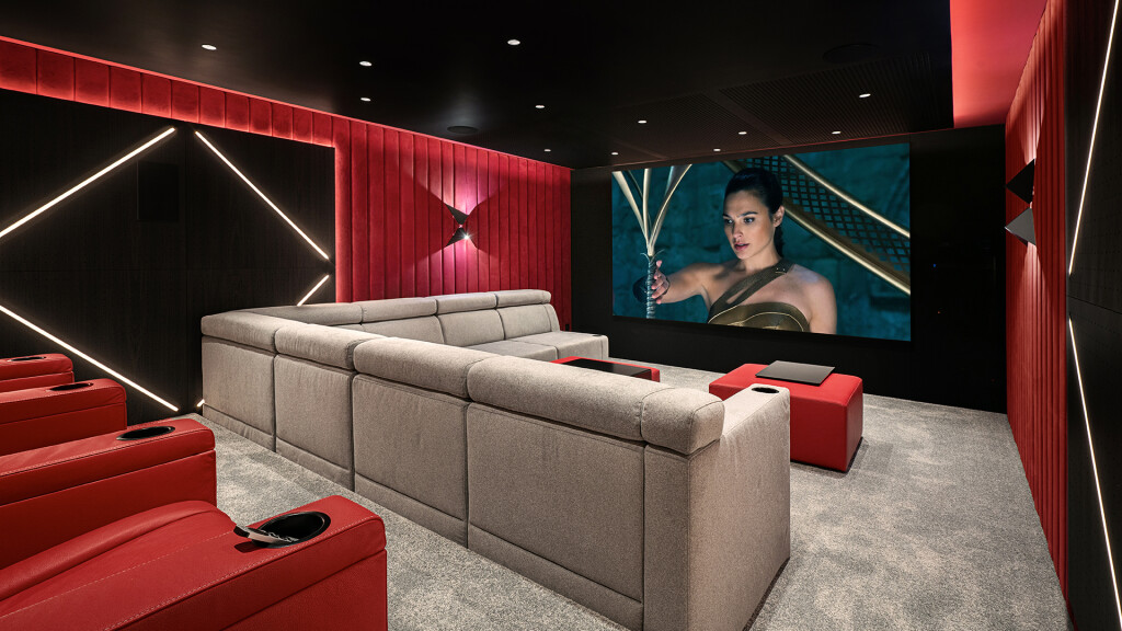 Prywatna sala kinowa w domu Włodzisław Śląski