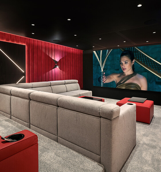 Sala kinowa w domu Włodzisław Śląski, Prywatna sala kinowa