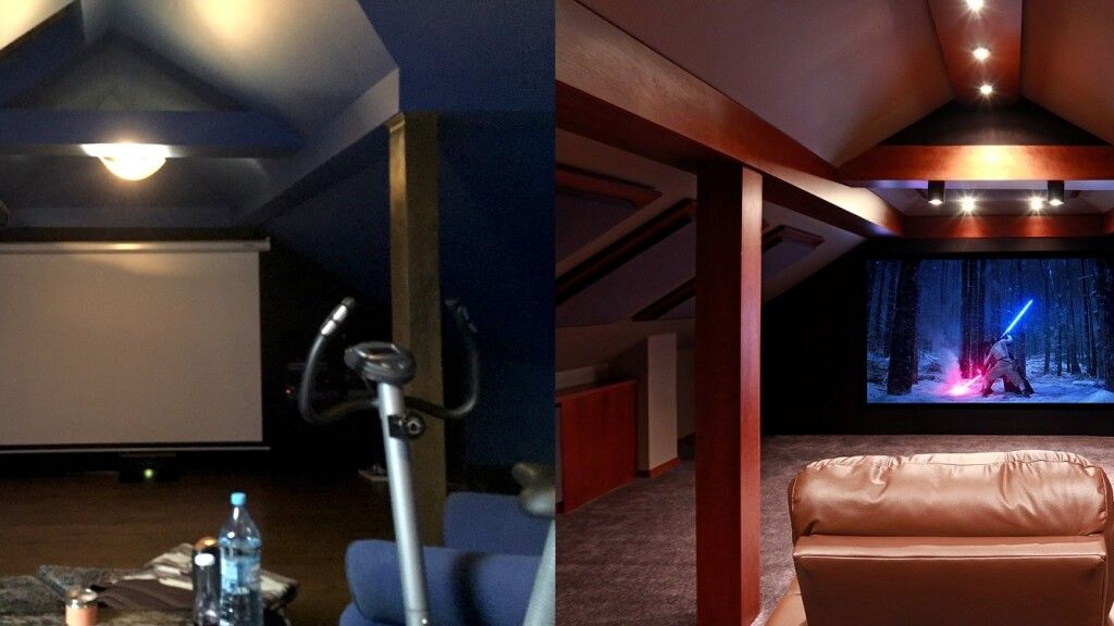 profesjonalne kino domowe, sala kinowa