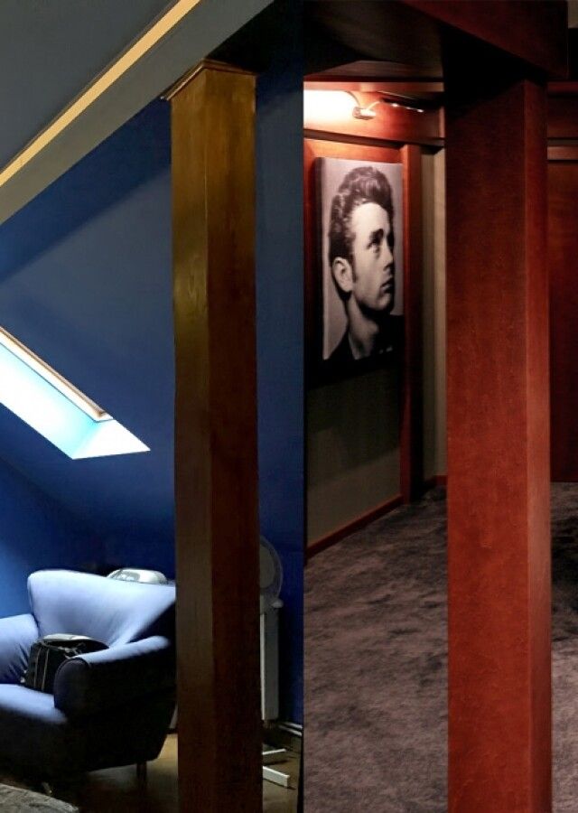 sala kinowa w domu - wygląd wnętrza