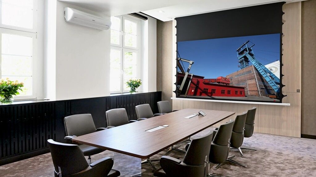 nagłośnienie sal konferencyjnych zainstalowane w sali konferencyjnej