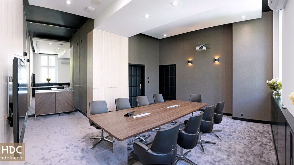 projekty sal konferencyjnych - realizacja sali konferencyjnej