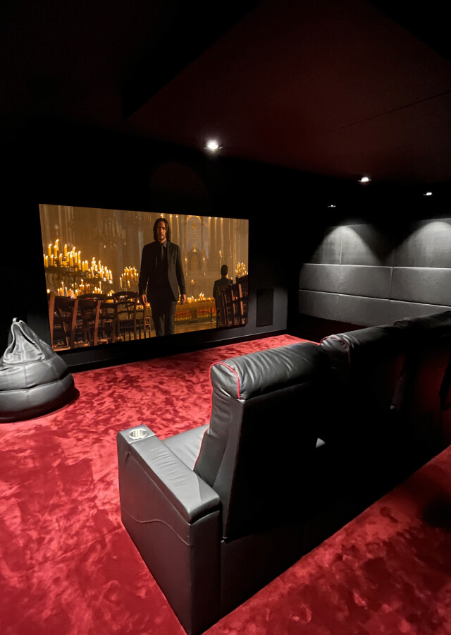 pokój kinowy w domu